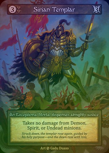【FOIL】[Earth] Sirian Templar [beta-Exceptional]